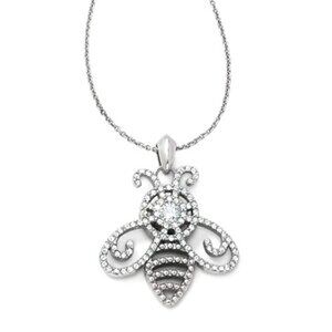 Brighton Illumina Bee Necklace - Silver (RETIRED)